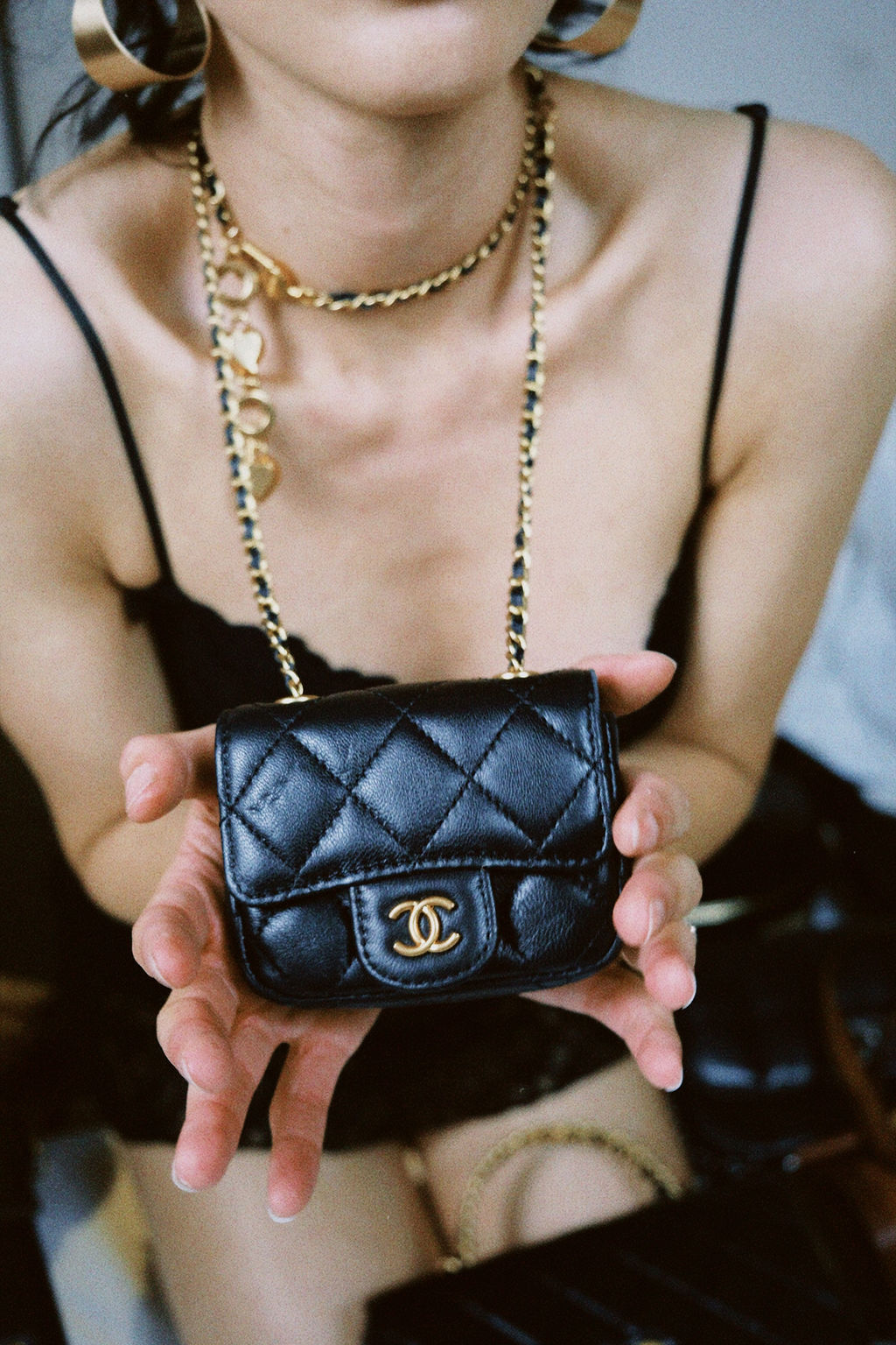 Vintage Chanel Classic Micro Belt Bag